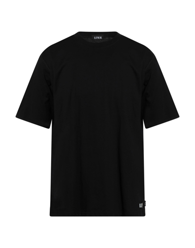 Shop Upww U. P.w. W. Man T-shirt Black Size M Cotton, Polyester
