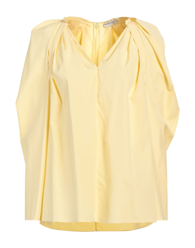 Shop Givenchy Woman Blouse Yellow Size 6 Cotton