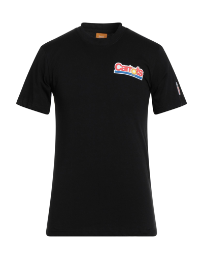 Shop Anwar Carrots Man T-shirt Black Size S Cotton