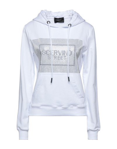 Shop Scervino Woman Sweatshirt White Size Xl Cotton, Elastane