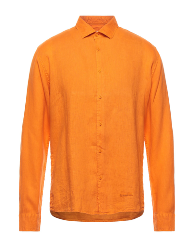Shop Alessandro Lamura Shirts In Orange