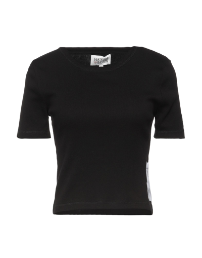 Shop Gertrude + Gaston Woman T-shirt Black Size L Cotton