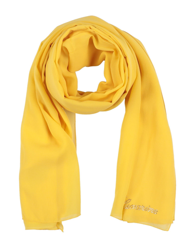 Shop Blumarine Scarves In Yellow