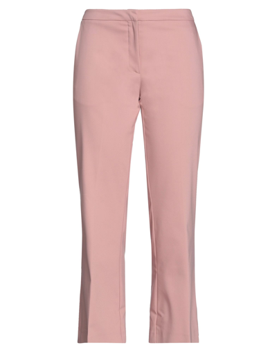Shop Maesta Woman Pants Pastel Pink Size 8 Cotton, Polyester, Elastane