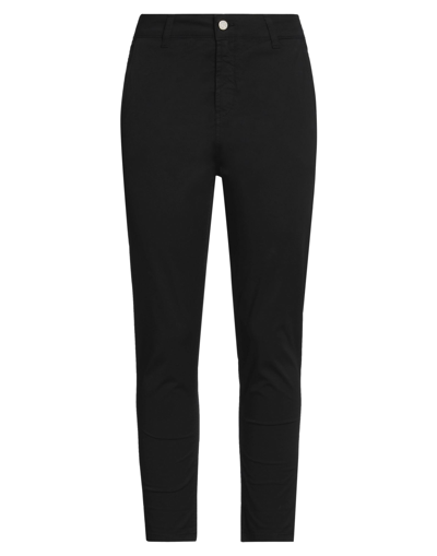 Shop Manila Grace Woman Pants Black Size 8 Cotton, Elastane