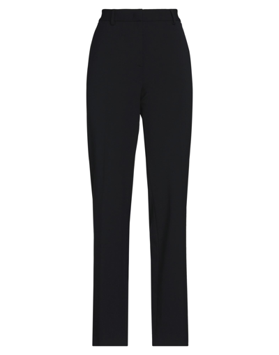 Shop Alberta Ferretti Woman Pants Black Size 8 Polyester, Virgin Wool, Elastane