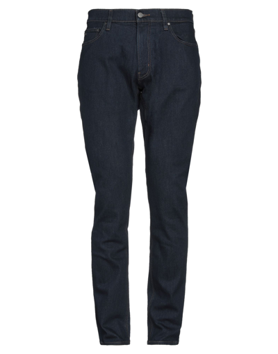 Shop Michael Kors Mens Man Jeans Blue Size 31w-34l Cotton, Elastane