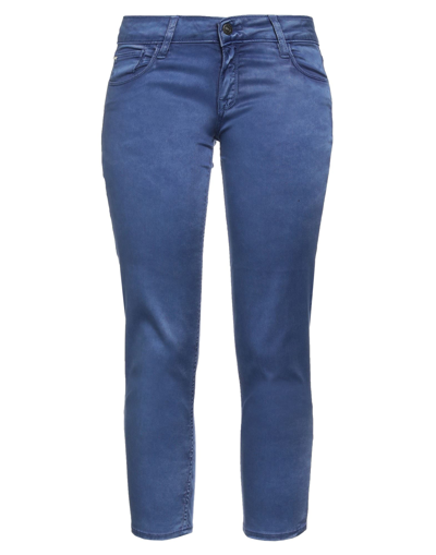 Shop Cycle Woman Cropped Pants Slate Blue Size 29 Lyocell, Cotton, Elastane
