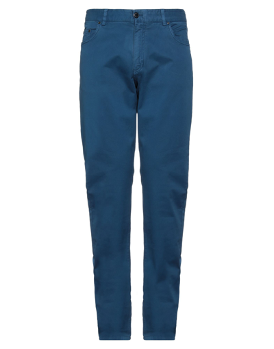 Shop Paul & Shark Man Pants Blue Size 38 Cotton, Elastane