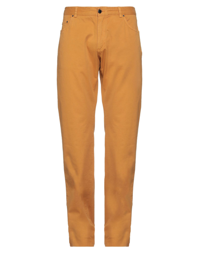Shop Paul & Shark Man Pants Ocher Size 38 Cotton, Elastane In Yellow