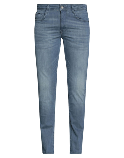 Shop Garcia Man Denim Pants Blue Size 30w-32l Cotton, Recycled Cotton, Polyester, Elastane