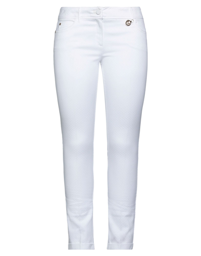 Shop Marella Sport Woman Pants White Size 10 Cotton, Elastane