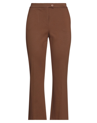 Shop Angela Davis Pants In Brown