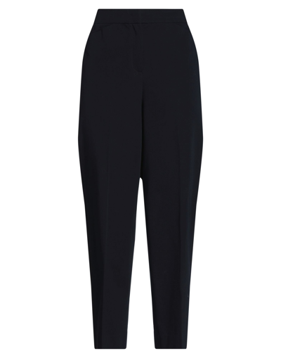 Shop Via Masini 80 Woman Pants Midnight Blue Size 12 Cotton, Elastane