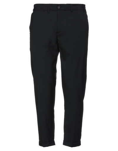 Shop Eredi Del Duca Man Pants Black Size 36 Polyester, Rayon, Elastane