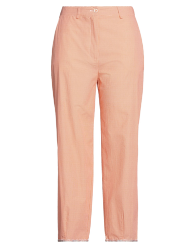 Shop Alessia Santi Woman Pants Orange Size 6 Cotton