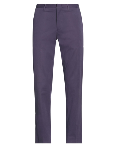 Shop Ermenegildo Zegna Pants In Purple