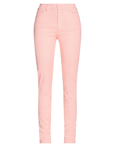 Shop Emporio Armani Jeans In Salmon Pink