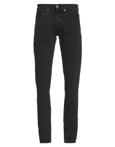 Shop Dondup Man Jeans Steel Grey Size 30 Cotton, Elastane