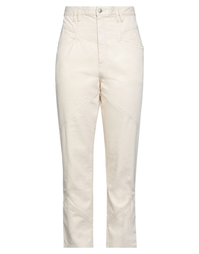 Isabel Marant Woman Jeans Ivory Size 10 Cotton In White