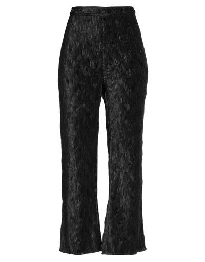 Shop Ganni Woman Pants Black Size 8/10 Polyester