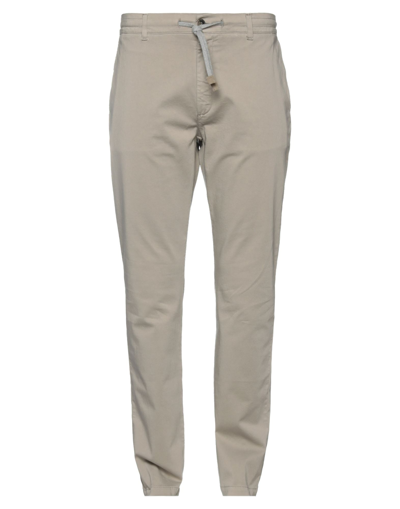 Shop Eleventy Pants In Dove Grey