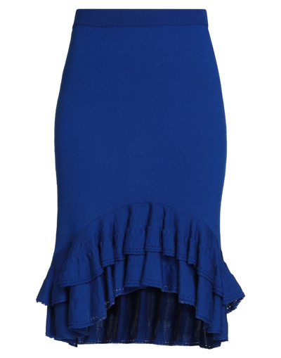 Moschino Mini Skirts In Bright Blue | ModeSens
