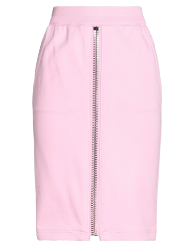 Shop Moschino Woman Mini Skirt Pink Size 6 Cotton