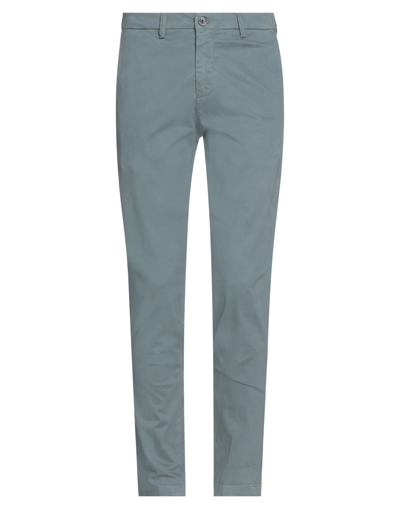 Shop Eredi Del Duca Man Pants Grey Size 28 Cotton, Elastane