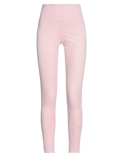 Shop Dorothee Schumacher Woman Leggings Light Pink Size 3 Cotton, Elastane