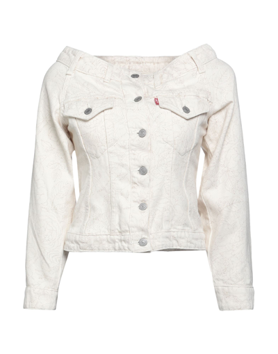 Ganni X Levi's Denim Outerwear In Beige