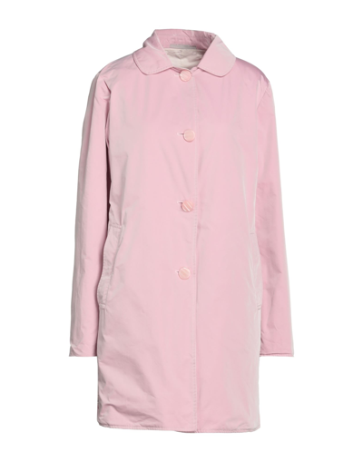 Shop Jan Mayen Woman Overcoat & Trench Coat Pink Size 6 Polyester
