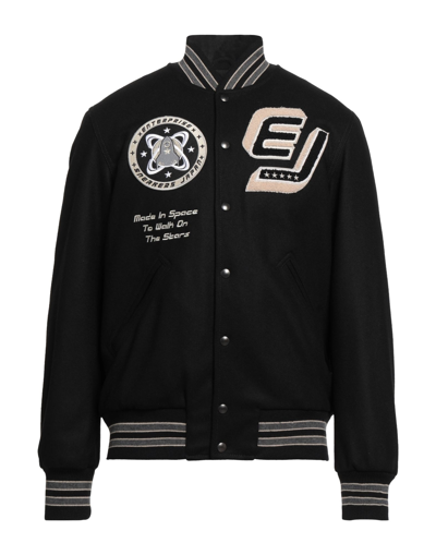Shop Enterprise Japan Man Jacket Black Size M/l Virgin Wool, Polyamide, Cashmere