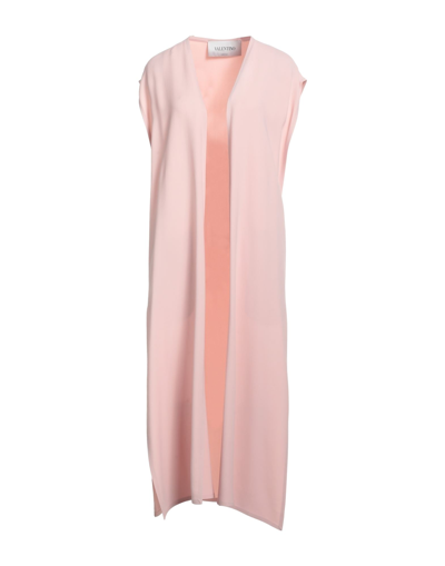 Shop Valentino Garavani Woman Overcoat & Trench Coat Pink Size 8 Acetate, Viscose