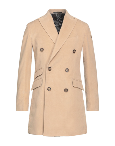 Shop Alessandro Dell'acqua Coats In Sand