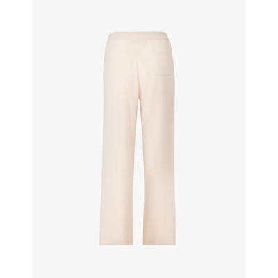 Shop Chinti & Parker Chinti And Parker Women's Bone Wide-leg High-rise Cashmere Trousers