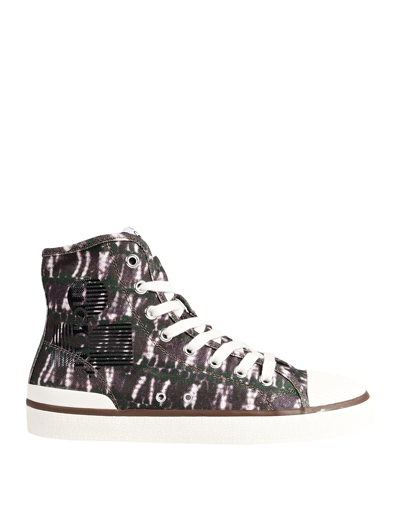 Shop Isabel Marant Woman Sneakers Dark Purple Size 7 Cotton