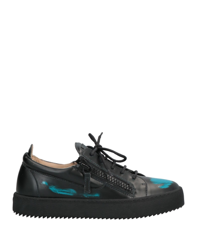 Shop Giuseppe Zanotti Woman Sneakers Black Size 5 Soft Leather