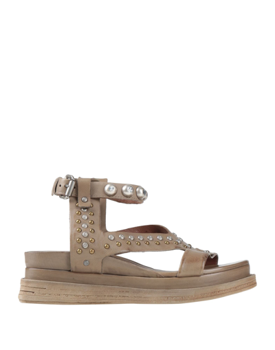 Shop A.s. 98 Sandals In Beige