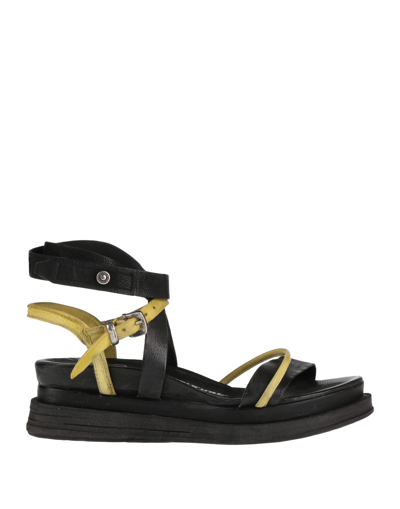 Shop A.s. 98 Sandals In Black