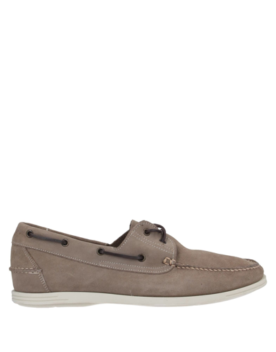 Shop Pollini Man Loafers Sand Size 11 Soft Leather In Beige