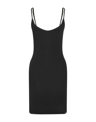 Shop Munthe Woman Mini Dress Black Size 2 Viscose, Elastane