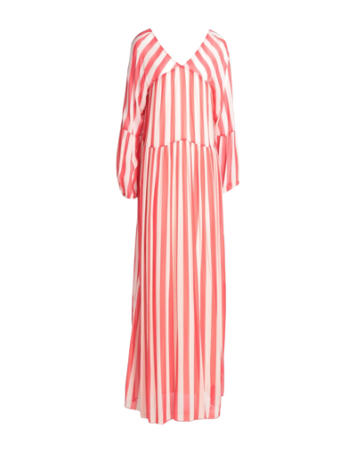 Shop Be Blumarine Woman Maxi Dress Red Size 4 Viscose