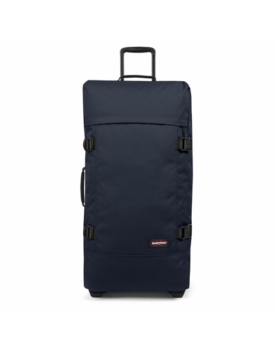 Shop Eastpak Wheeled Luggage In Dark Blue