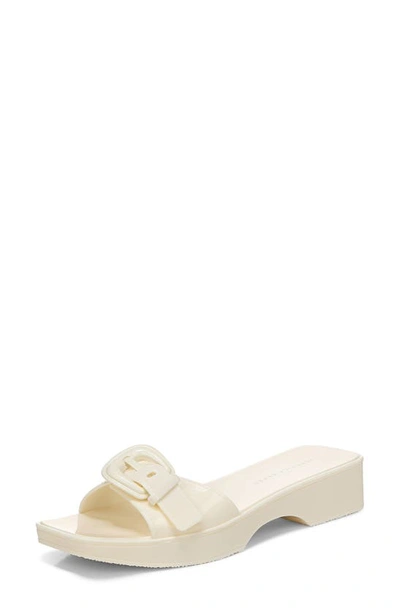 Shop Veronica Beard Davina Jelly Slide Sandal In White