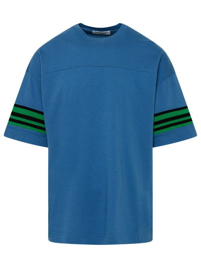Shop Ambush Men's  Light Blue Cotton T Shirt In #add8e6