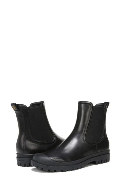 Shop Veronica Beard Osana Water Repellent Leather Boot In Black