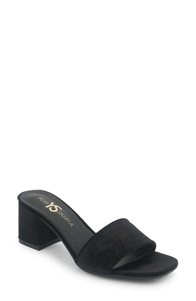 Yosi Samra Danielle Slide Sandal In Black
