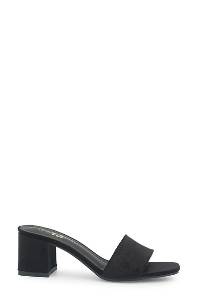 Yosi Samra Danielle Slide Sandal In Black