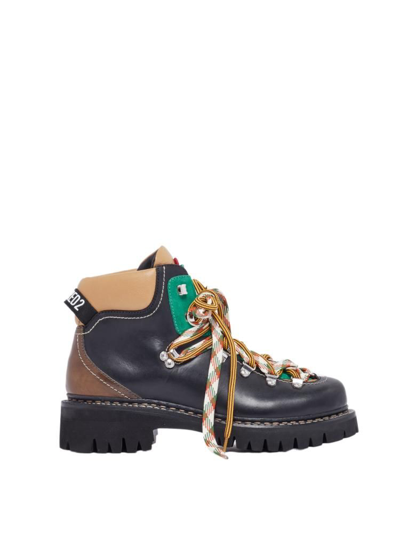 Shop Dsquared2 Men's Black Other Materials Ankle Boots